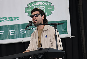 Colm and Laura Keegan at Milwaukee Irish Fest - August 20, 2023