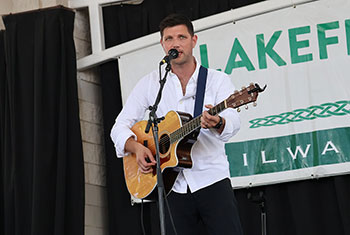 Colm and Laura Keegan at Milwaukee Irish Fest - August 20, 2023