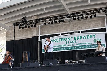 Colm and Laura Keegan at Milwaukee Irish Fest - August 20, 2023