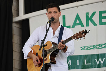 Colm and Laura Keegan at Milwaukee Irish Fest - August 20, 2023