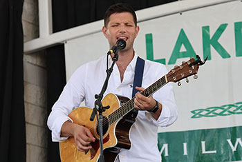 Colm and Laura Keegan at Milwaukee Irish Fest - August 20, 2023