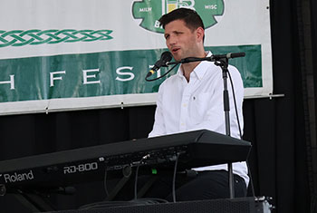 Colm and Laura Keegan at Milwaukee Irish Fest - August 20, 2023