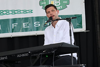 Colm and Laura Keegan at Milwaukee Irish Fest - August 20, 2023