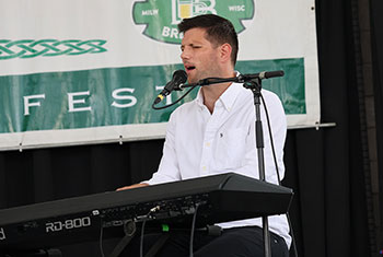 Colm and Laura Keegan at Milwaukee Irish Fest - August 20, 2023