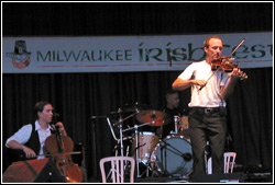 Donnell Leahy and Natalie MacMaster at Milwaukee Irish Fest - August 14, 2009