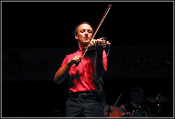 Donnell Leahy and Natalie MacMaster at Milwaukee Irish Fest - August 15, 2009