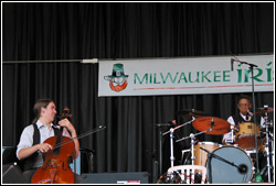 Donnell Leahy and Natalie MacMaster at Milwaukee Irish Fest - August 16, 2009