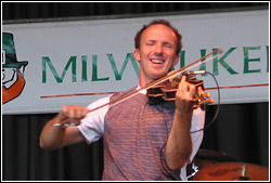 Donnell Leahy and Natalie MacMaster at Milwaukee Irish Fest - August 16, 2009