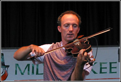 Donnell Leahy and Natalie MacMaster at Milwaukee Irish Fest - August 16, 2009