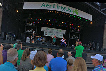 Donnell Leahy, Natalie MacMaster and Family at Milwaukee Irish Fest - August 17, 2018