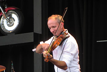 Donnell Leahy, Natalie MacMaster and Family at Milwaukee Irish Fest - August 19, 2018