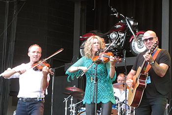 Donnell Leahy, Natalie MacMaster and Family at Milwaukee Irish Fest - August 19, 2018