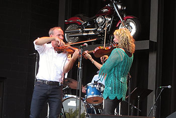 Donnell Leahy, Natalie MacMaster and Family at Milwaukee Irish Fest - August 19, 2018