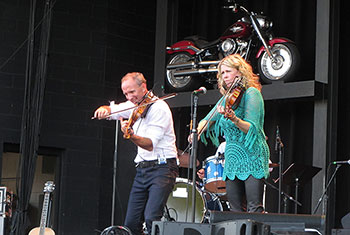 Donnell Leahy, Natalie MacMaster and Family at Milwaukee Irish Fest - August 19, 2018