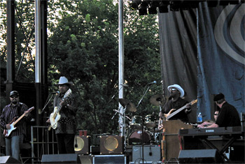 Lonnie Brooks at the Naperville Last Fling - September 4, 2009