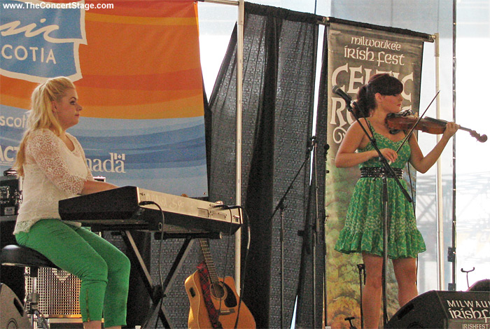 Cassie and Maggie at Milwaukee Irish Fest - August 17, 2013