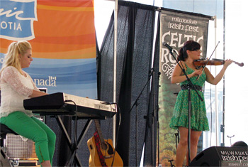 Cassie and Maggie MacDonald at Milwaukee Irish Fest - August 17, 2013