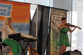 Cassie and Maggie MacDonald at Milwaukee Irish Fest - August 17, 2013