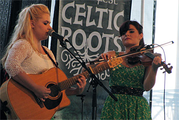 Cassie and Maggie MacDonald at Milwaukee Irish Fest - August 17, 2013