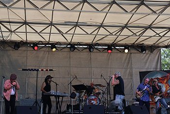 One of the Boyzz in concert in Franklin Park, Illinois on Saturday, June 14, 2025