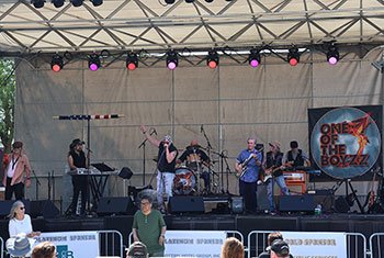 One of the Boyzz in concert in Franklin Park, Illinois on Saturday, June 14, 2025