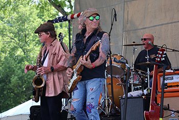 One of the Boyzz in concert in Franklin Park, Illinois on Saturday, June 14, 2025