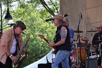 One of the Boyzz in concert in Franklin Park, Illinois on Saturday, June 14, 2025