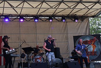 One of the Boyzz in concert in Franklin Park, Illinois on Saturday, June 14, 2025