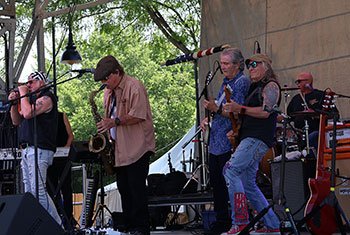 One of the Boyzz in concert in Franklin Park, Illinois on Saturday, June 14, 2025