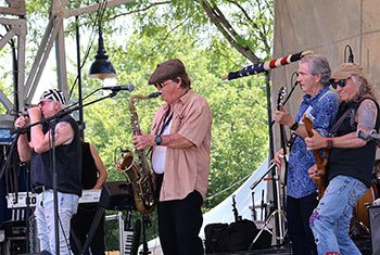 One of the Boyzz in concert in Franklin Park, Illinois on Saturday, June 14, 2025