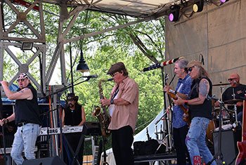 One of the Boyzz in concert in Franklin Park, Illinois on Saturday, June 14, 2025