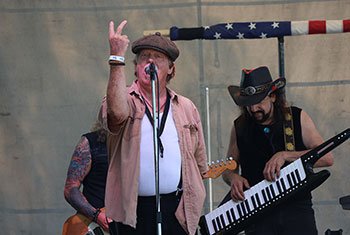 One of the Boyzz in concert in Franklin Park, Illinois on Saturday, June 14, 2025